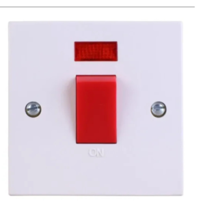 CH 25A RED SWITCH WITH NEON